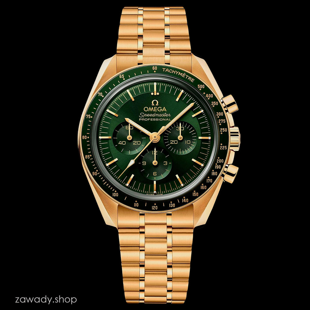 OMEGA Speedmaster Moonwatch Professional Co-Axial Master Chronometer Chronograph Moonshine Gold Watch 42mm - O31060425010001