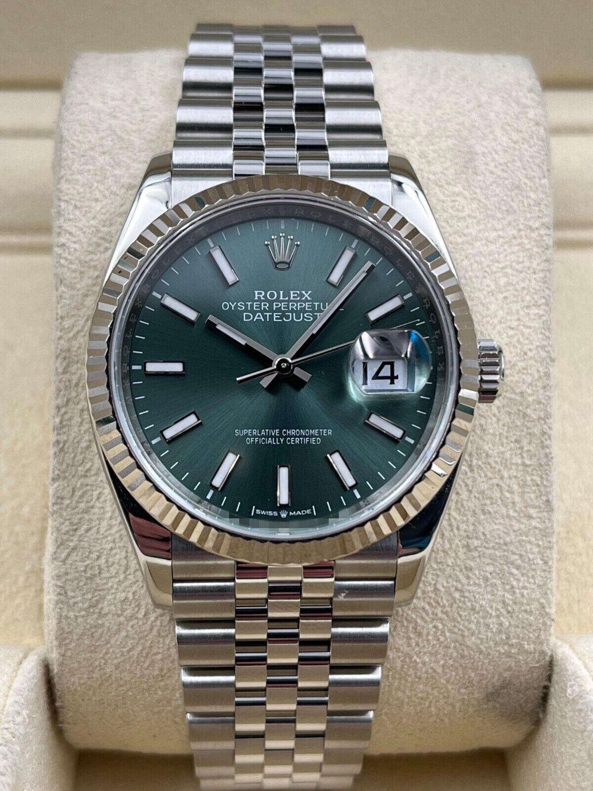Automatic Rolex Steel Datejust 41mm –  126334-0028