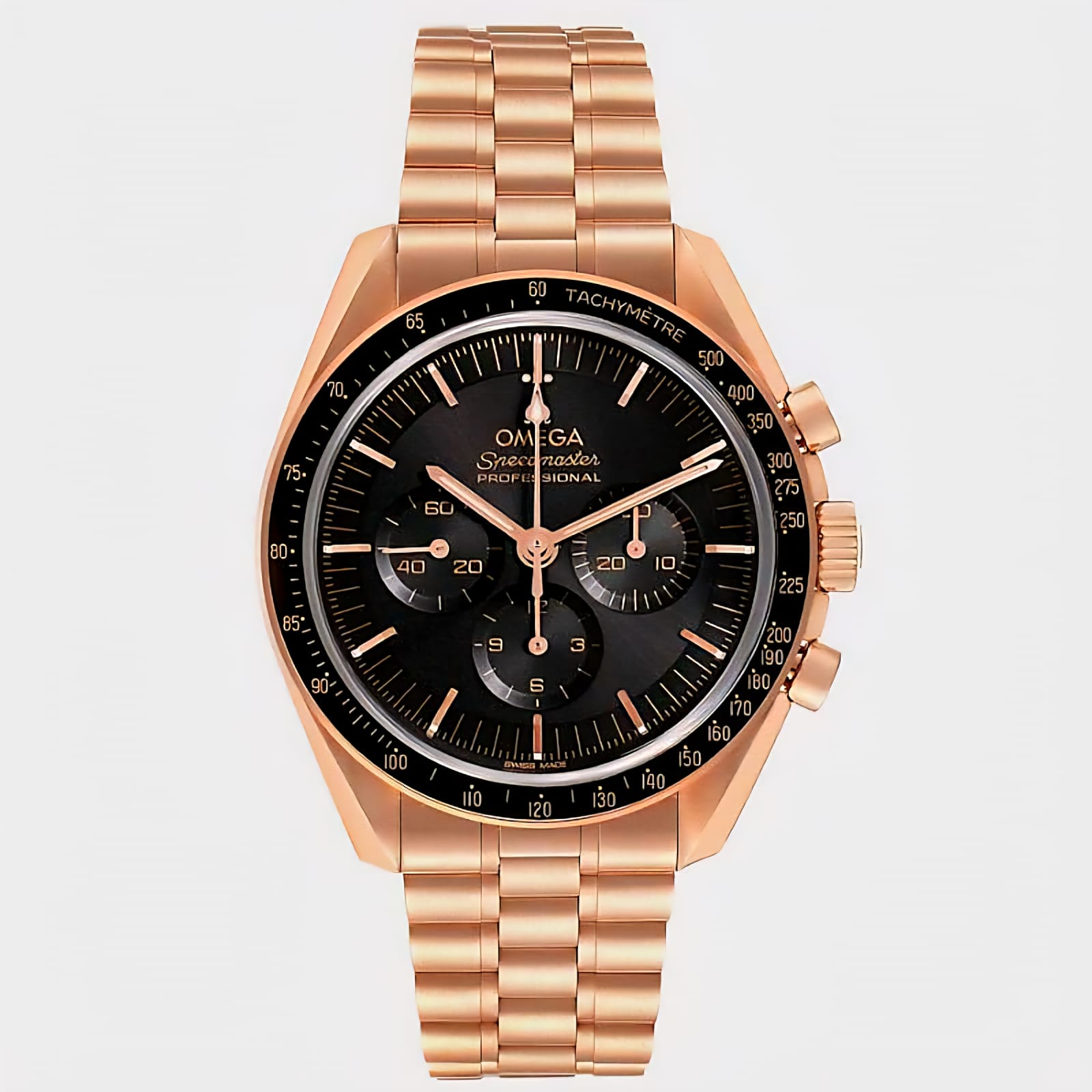 OMEGA Speedmaster Moonwatch Professional Co-Axial Master Chronometer Chronograph Moonshine Gold Watch 42mm - O31060425010001