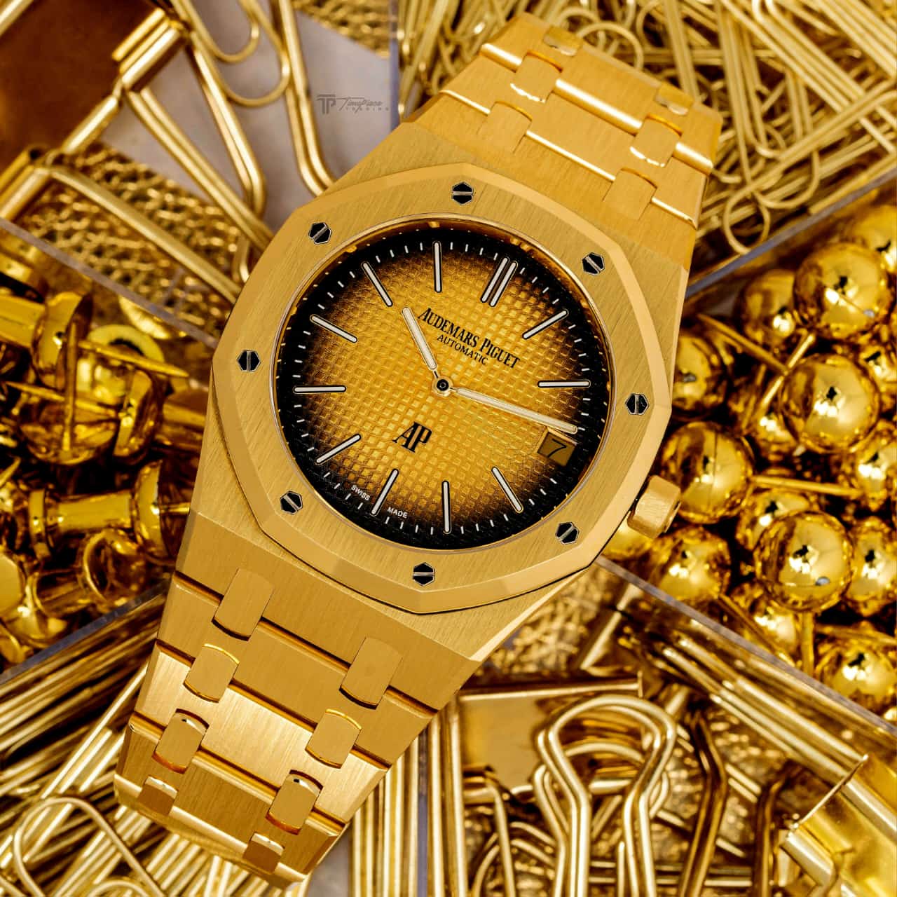 Self-winding Golden Luxury AP Royal Oak Timepiece 41mm