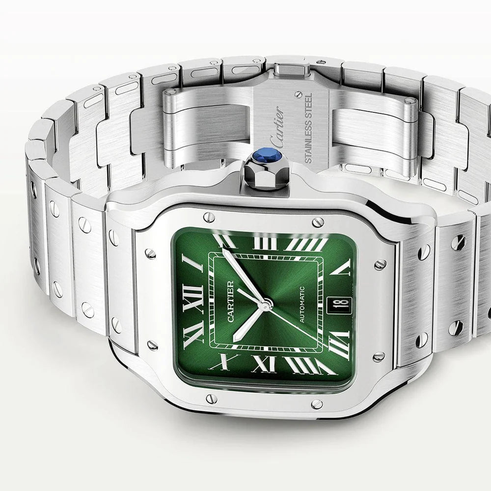 Cartier Santos de Cartier Large Smoky Green Dial Automatic