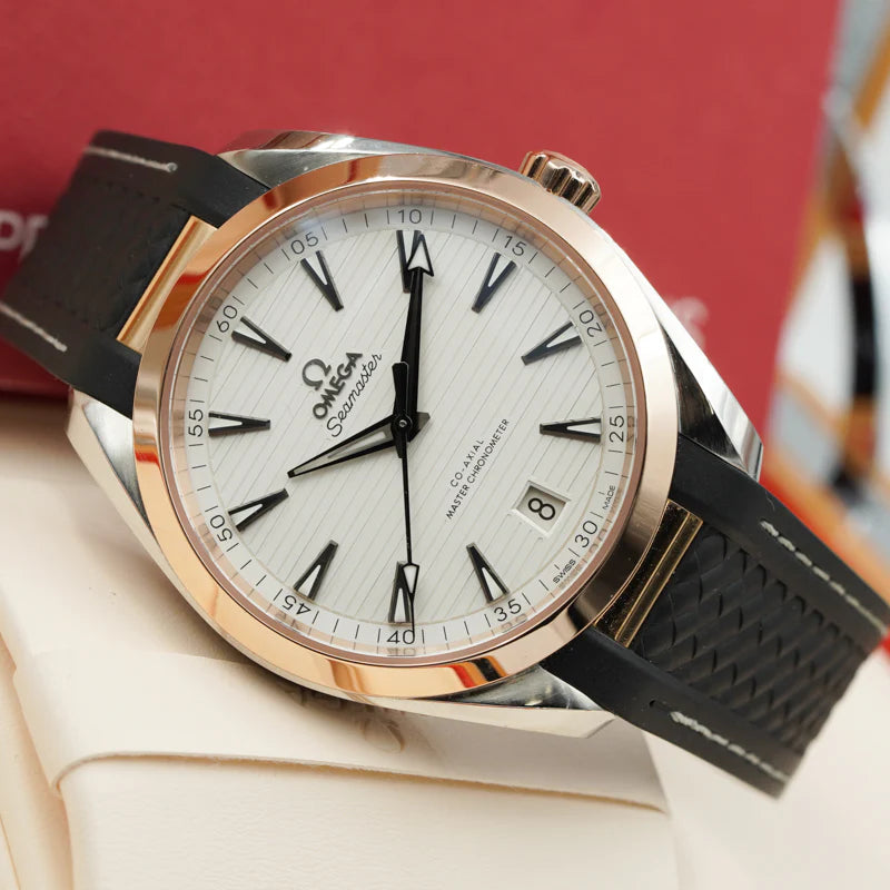 Automatic Omega Aqua Terra 41mm Steel & Sedna Gold