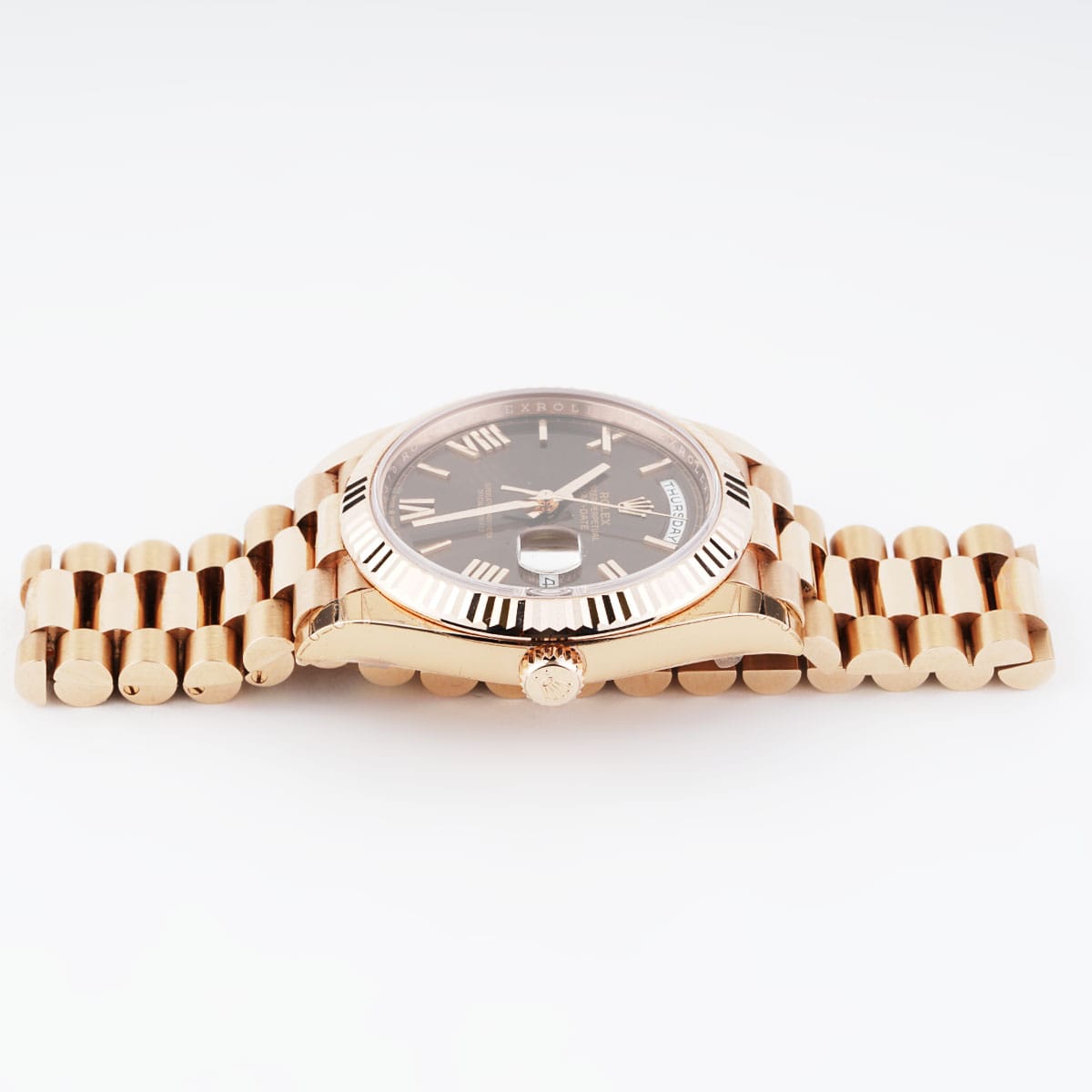 Ultra-luxury Rolex Day Date Chocolate Roman Dial President Timepiece