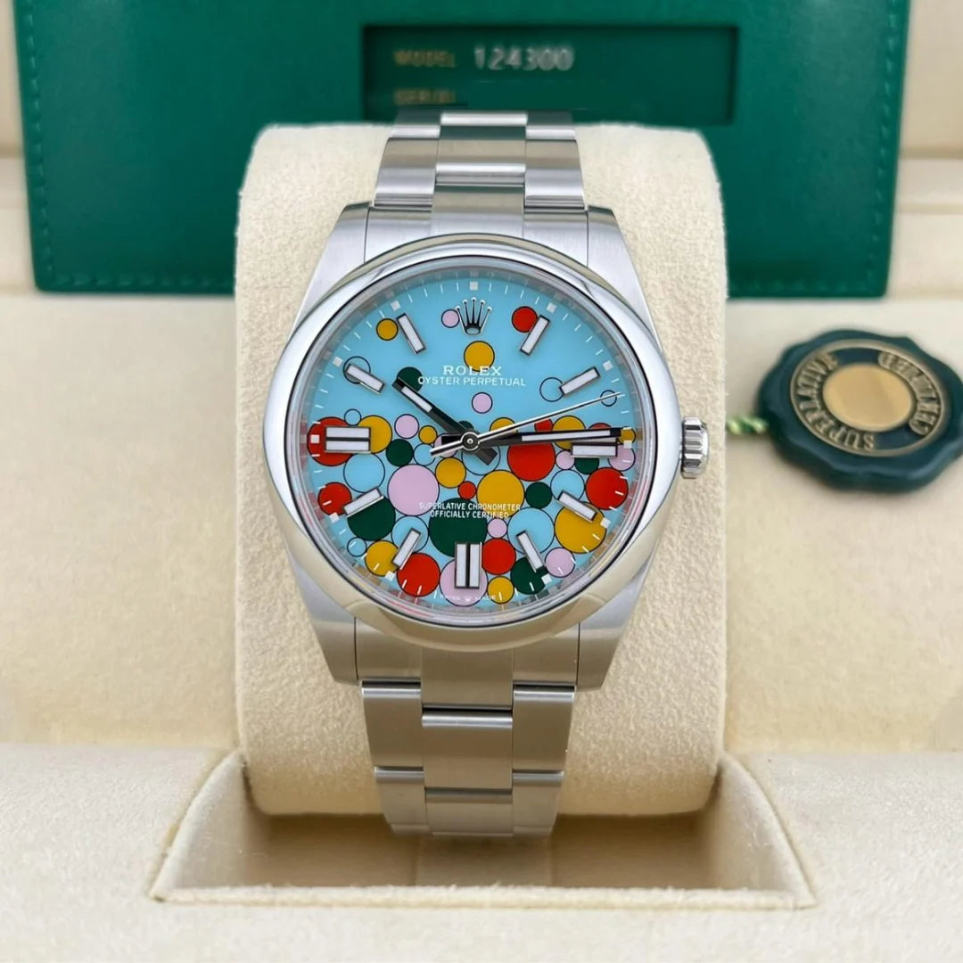 Automatic Rolex Oyster Perpetual 41 Celebration-Motif