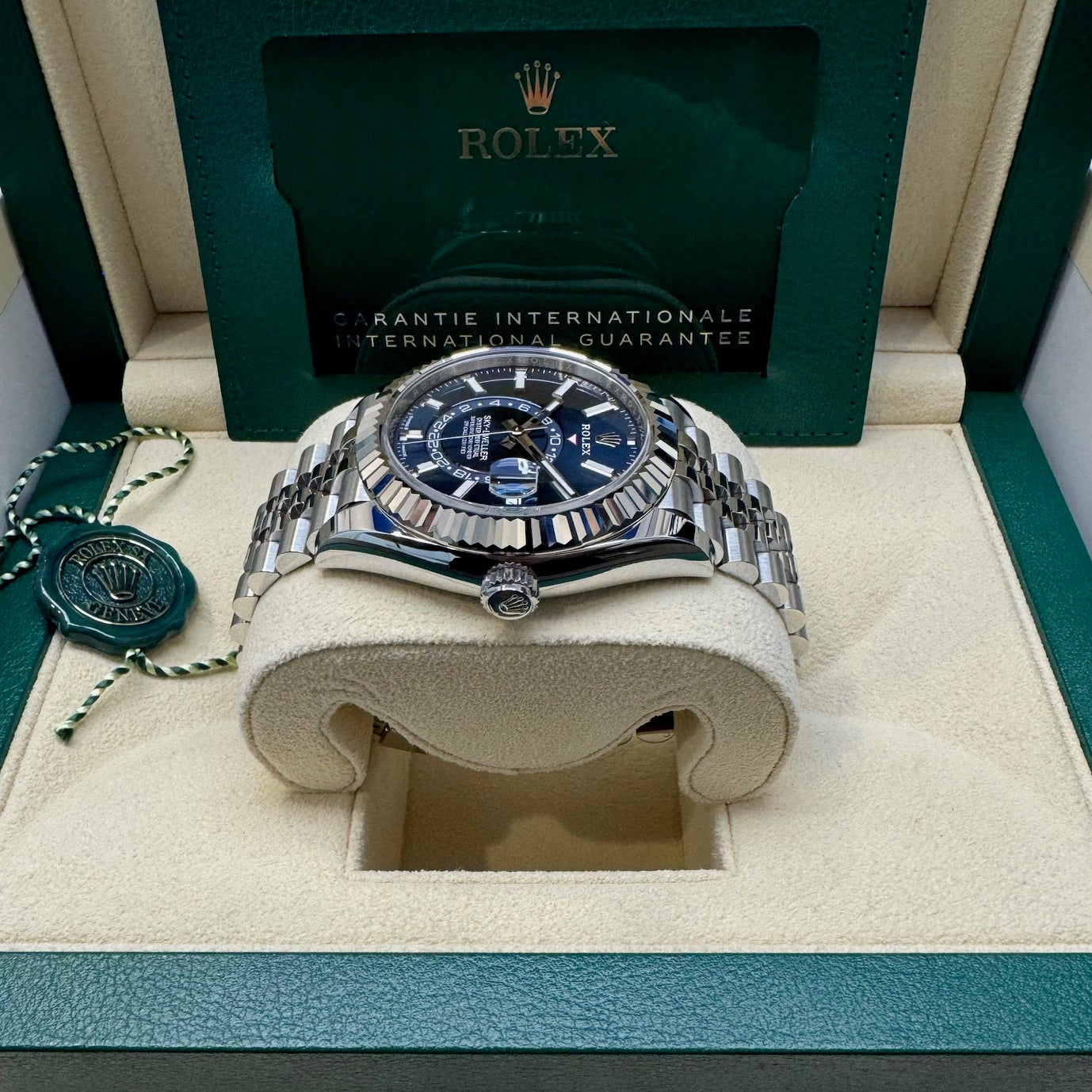 Rolex Sky-Dweller 336934-0006 Blue Dial Jubilee Bracelet Stickers